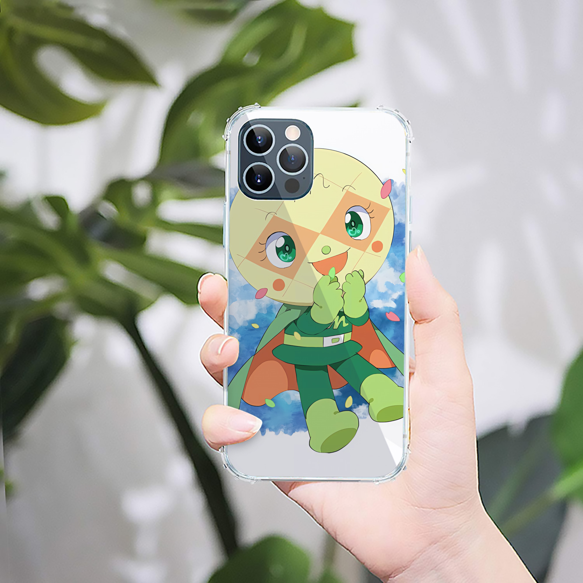 （画像用） アンパンマン Anpanman 【iPhone 12シリーズ対応】透明スマホケース（クリアソフトケース）